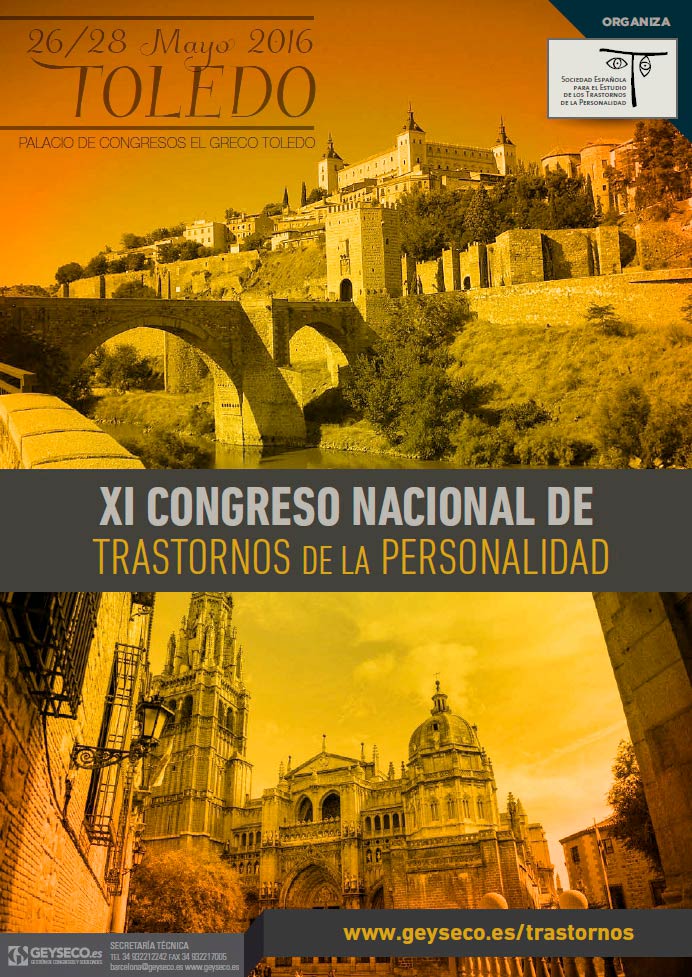 Cartel XI Congreso Nacional de Trastornos de la Personalidad